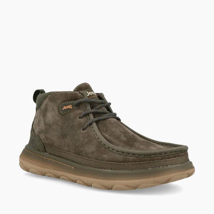 Jeep Stivaletti Uomo Slipon in Pelle Military KAUAI WALLABEE MID SUEDE MILITARY Jeep Footwear 