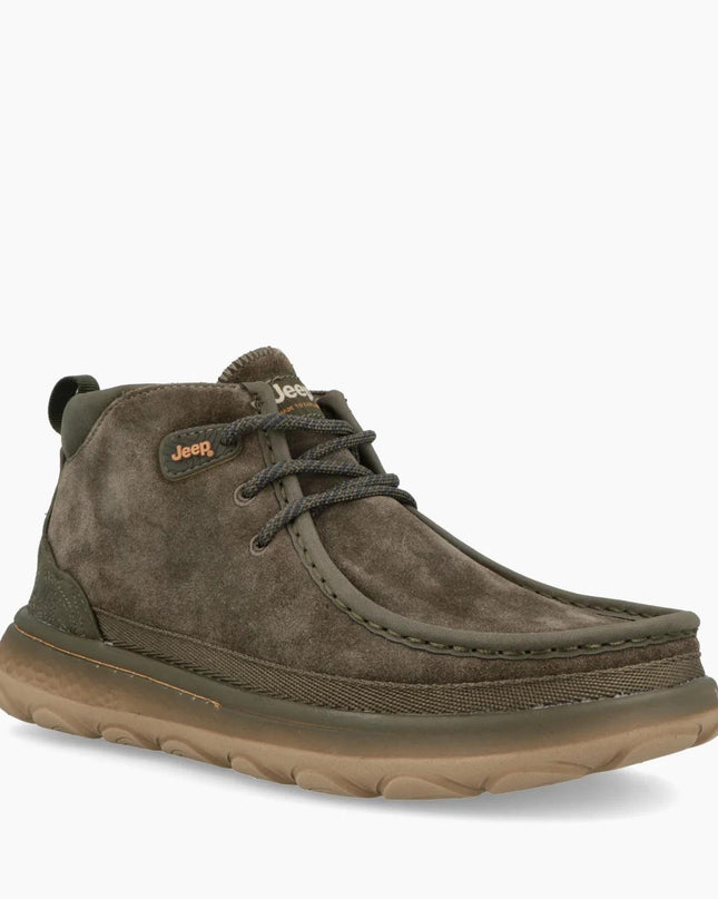 Jeep Stivaletti Uomo Slipon in Pelle Military KAUAI WALLABEE MID SUEDE MILITARY Jeep Footwear 