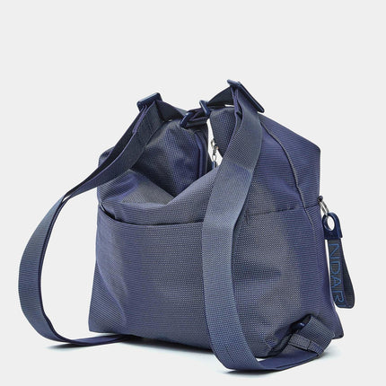 Mandarina Duck Borsa Convertibile Zaino in Tessuto Deep Blu QMT38 MD20 DEEP BLUE Mandarina Duck 
