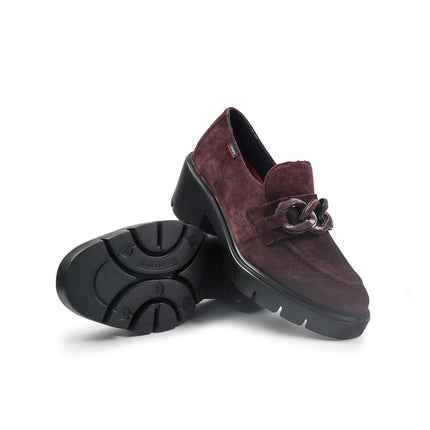 Callaghan Mocassini Donna con Catena in Camoscio Bordo 35604 CLAUDIA PRUGNA Callaghan 