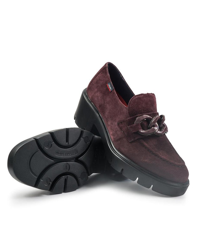 Callaghan Mocassini Donna con Catena in Camoscio Bordo 35604 CLAUDIA PRUGNA Callaghan 