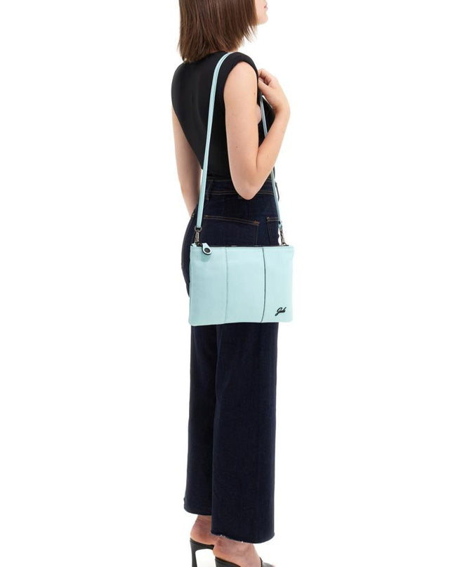 Gabs Pochette in Pelle Acqua con Tracolla BEYONCE TG M ACQUA Gabs 