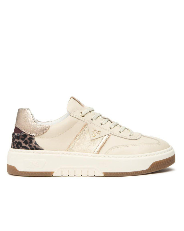 Nero Giardini Sneakers Donna in Pelle Milk Animalier I514220D MILK 710 Nero Giardini 