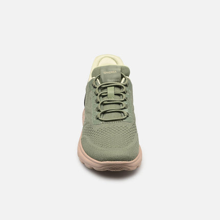 Geox Spherica Plus Sneakers Donna Bassa in Tessuto Verde D657MB SPHERICA OLIVE Geox 
