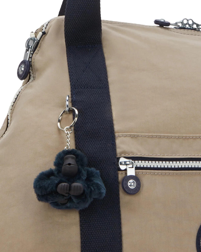 Kipling Borsone Shopper Viaggio in Tessuto Soft Taupe ART M C SOFT TAUPE Kipling 