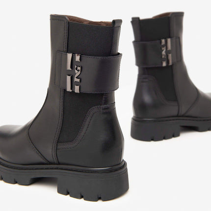 Stivaletti Donna Chelsea Pelle Nero I411860D NERO 100 Nero Giardini 