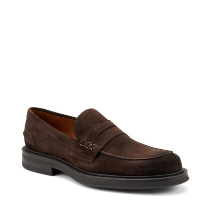 Mocassini Frau Uomo College in Camoscio Pepe 73A8 WAXY PEPE Frau 