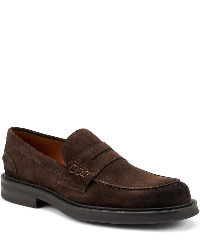 Mocassini Frau Uomo College in Camoscio Pepe 73A8 WAXY PEPE Frau 
