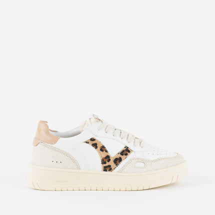 Victoria Sneakers Donna Open Low Top Camel Animalier - MARIO SPATARELLA