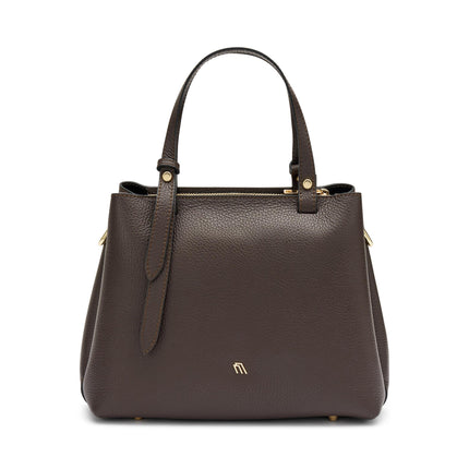 Borse Donna Frau a Mano con Tracolla in Pelle Cioccolato B811 CREEK CHOCO Frau 