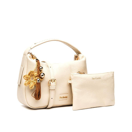 NeroGiardini Borsa Donna in Pelle Panna - MARIO SPATARELLA
