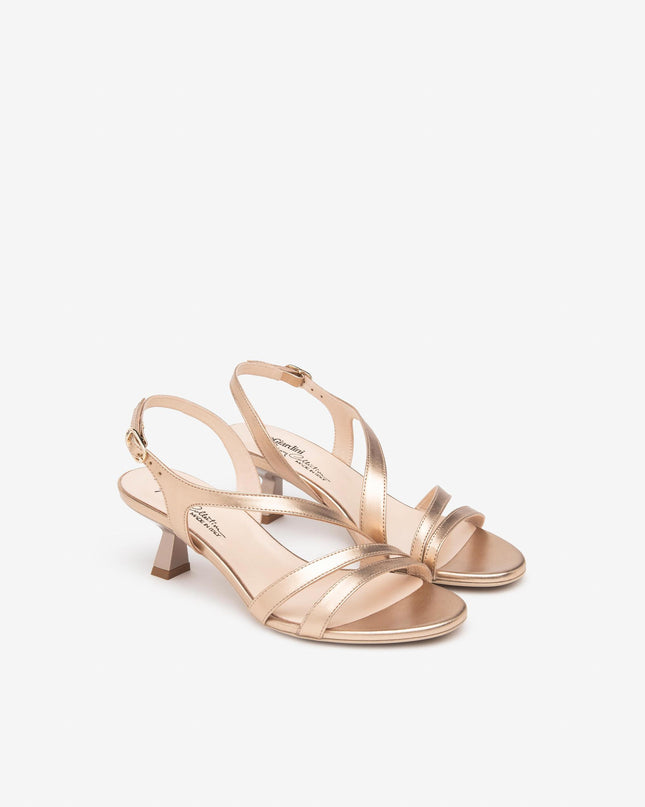 Nero Giardini Sandali Donna Tacco Svasato in Pelle Sandalo E513222DE SANDALO 434 Nero Giardini 