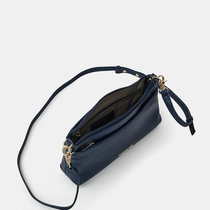 Mandarina Duck Borsa Pochette Donna con Tracolla in Pelle Blu Metal OYT03 MELLOW METAL BLUE INDIGO Mandarina Duck 