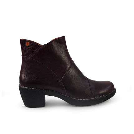 Jungla Stivaletti Donna con Tacco in Pelle Viola - MARIO SPATARELLA