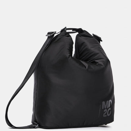 Borsa Zaino Hobo MD20 Balloon Nero ONT09 MD20 BALLOON BLACK Mandarina Duck 
