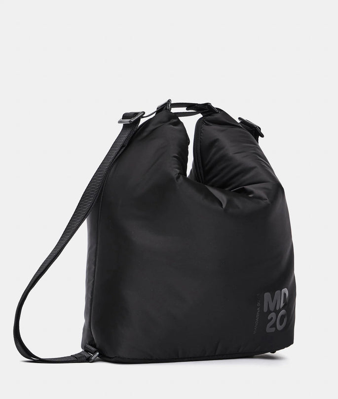 Borsa Zaino Hobo MD20 Balloon Nero - MARIO SPATARELLA