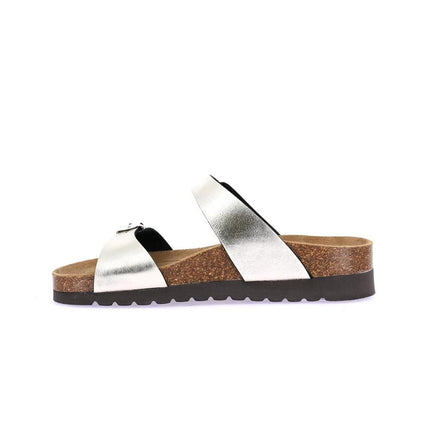 Grunland Sandali Donna Plantare Sughero Doppia Fibbia Champagne CB2434 HOLA CHAMPAGNE Grunland 