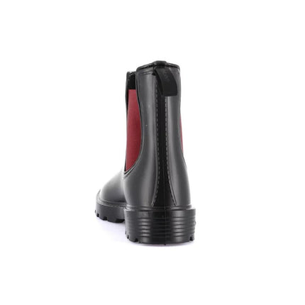 Stivaletti Galosce Grunland Donna Pioggia Gomma Nero Bordo - MARIO SPATARELLA