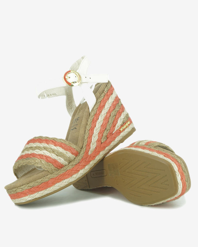 Sandali Donna Zeppa Corda CHOIMBRA FLAG KORAL Wrangler 