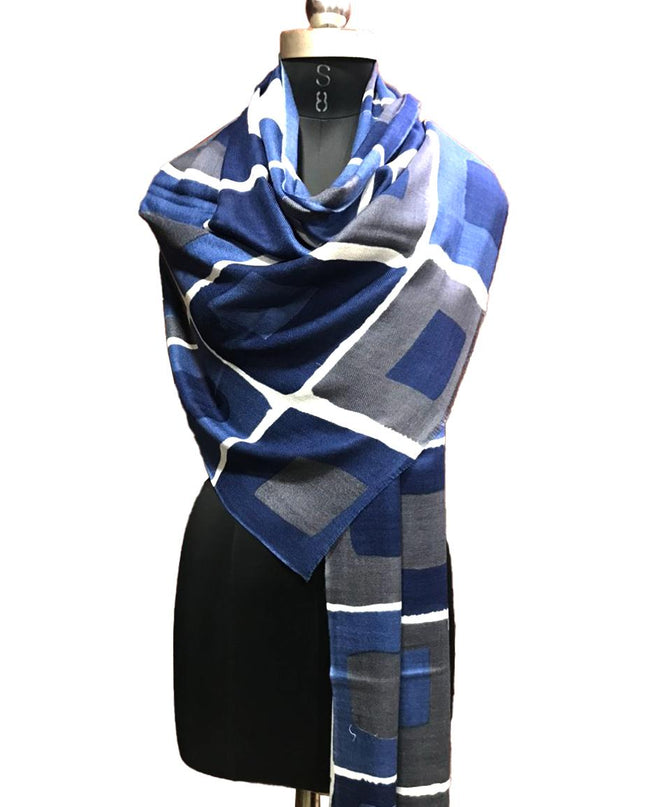 Foulard Spatarella in Cashmere Fantasia Multicolore QUADRATI QUADRATI 2 Spatarella 