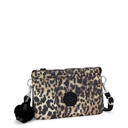 Kipling Borsetta Donna Tracolla Animalier Leopardo RIRI LEOPARD Kipling 