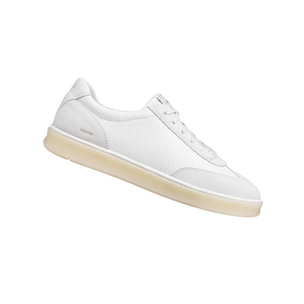 Geox Sneakers Bassa Uomo in Pelle Bianco U653JA SPHERICA ACTIF X4 WHITE Geox 