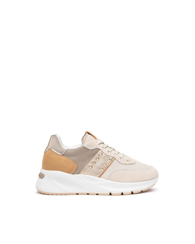 Nero Giardini Sneakers Donna in Pelle Yogurt E512863D YOGURT 714 Nero Giardini 