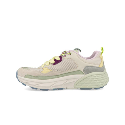 Jeep Sneakers Donna in Camoscio Multicolor Menta GROOVE MESH D OFF WHITE MINT Jeep Footwear 