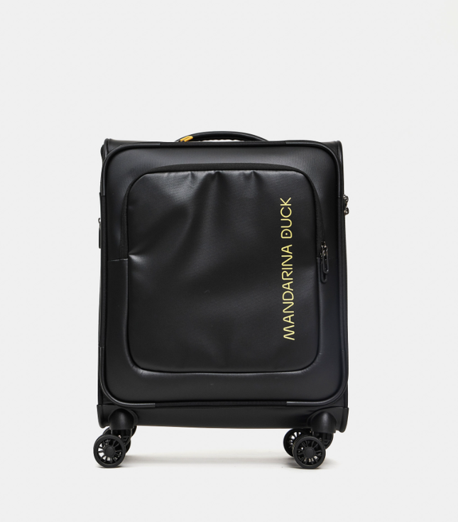 Trolley Bagaglio a Mano Softy Nero 4 Ruote OSV01 ECO COATED BLACK Mandarina Duck 