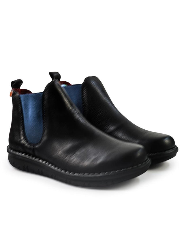 Jungla Stivaletti Chelsea Donna in Pelle Nero 8276 BLACK Jungla 