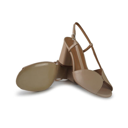 Gianmarco Sorelli Sandali Donna Tacco Alto in Pelle Nude - MARIO SPATARELLA