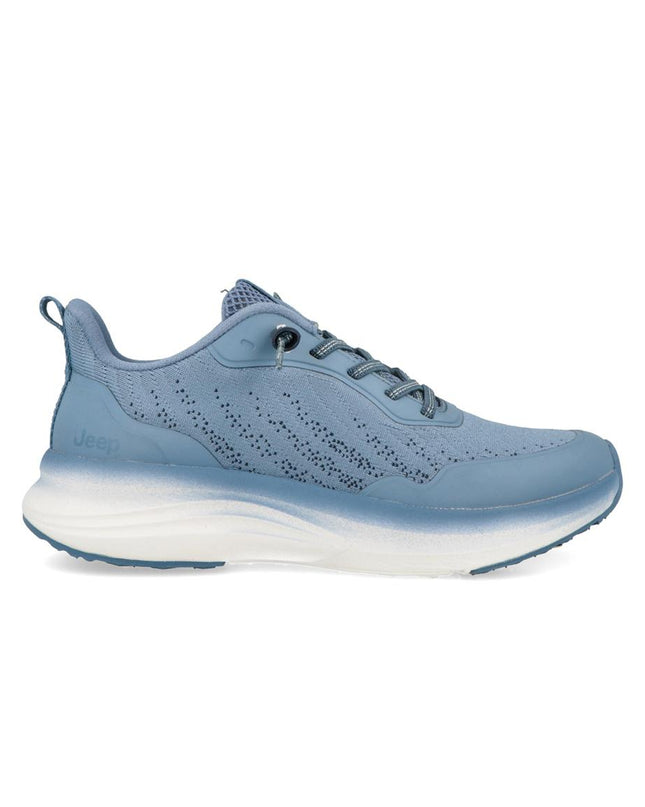Jeep Sneakers Running Donna Tessuto Blu Extra Lite LIME BLUE Jeep Footwear 