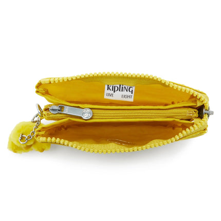 Kipling Trousse Multitasche in Tessuto Verde Acido CREATIVITY S INSIDE YELLOW Kipling 
