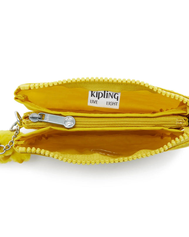 Kipling Trousse Multitasche in Tessuto Verde Acido CREATIVITY S INSIDE YELLOW Kipling 