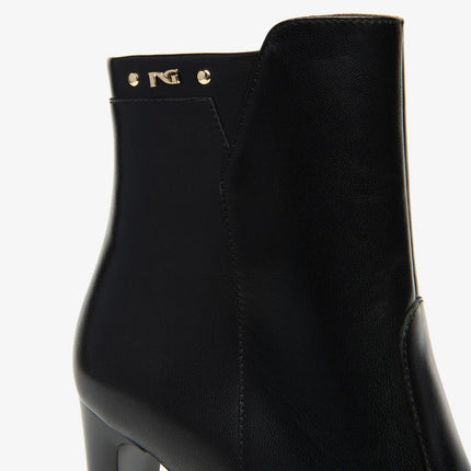 Nero Giardini Stivaletti Donna Tacco Alto e Plateau in Pelle Nero - MARIO SPATARELLA