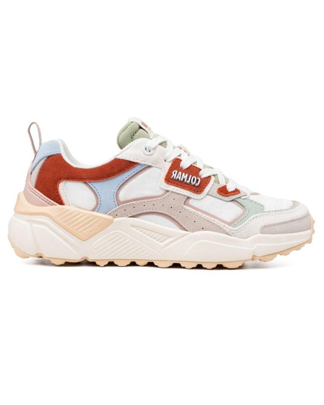Sneakers Colmar Donna in Pelle Multicolor Bianco GARNER VIBE MULTICOLOR WHITE Colmar 