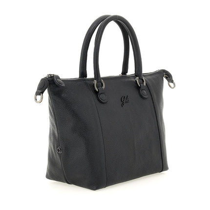 Gabs Borsa Convertibile e Trasformabile con Tracolla in Pelle Nera G3 PLUS TG M BULL BLACK Gabs 
