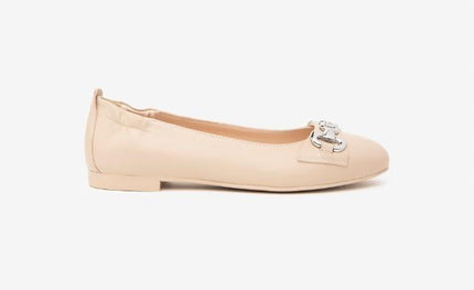 Ballerina Pelle Lino E410001D LINO 453 Nero Giardini 