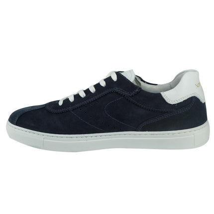 Sneakers Uomo in Camoscio Nero Giardini E101970U BLU 207 Nero Giardini 
