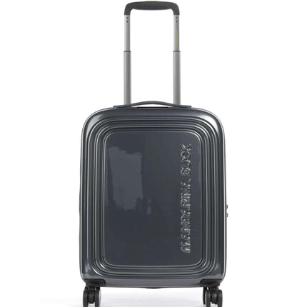 Mandarina Duck Trolley Bagaglio a Mano Espandibile  4 Ruote Antracite OUV24 LOGODUCK ANTRACITE Mandarina Duck 