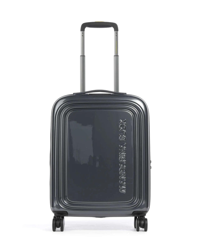 Mandarina Duck Trolley Bagaglio a Mano Espandibile  4 Ruote Antracite OUV24 LOGODUCK ANTRACITE Mandarina Duck 