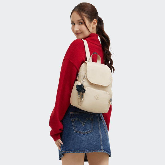 Zainetto Donna Beige CITY ZIP MINI BACK TO BEIGE Kipling 