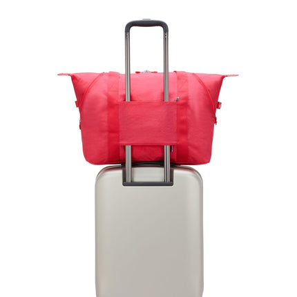 Kipling Borsone Shopper Viaggio ART M RESORT PINK Kipling 