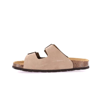 Grunland Sandali Donna Plantare Sughero Doppia Fibbia Camoscio Kaki CB0003 SARA KAKI Grunland 