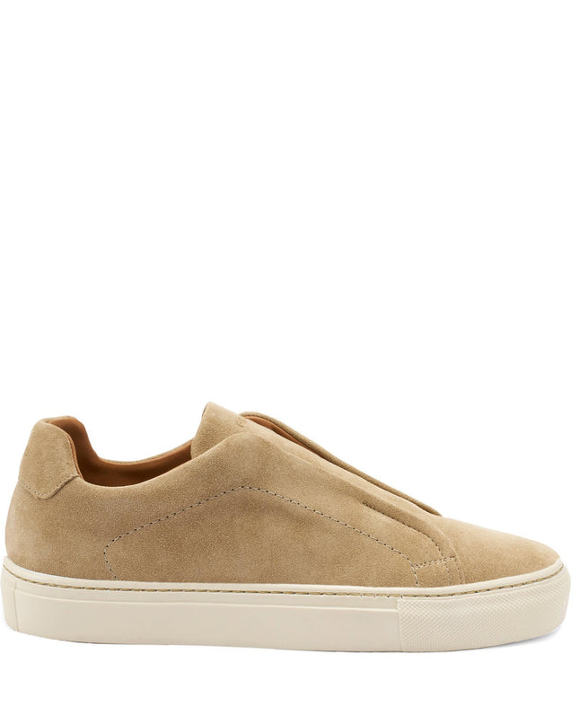 Frau Sneakers Uomo Slipon in Camoscio Avena 28D1 AVENA Frau 
