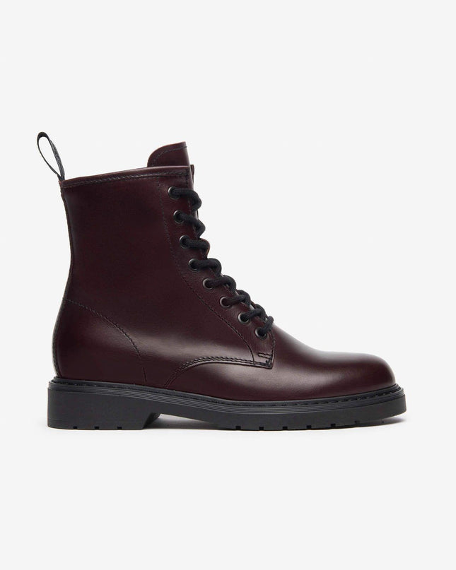 Nero Giardini Stivaletti Anfibi Donna Pelle Bordo - MARIO SPATARELLA