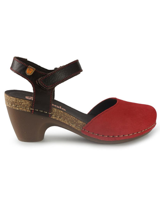 Jungla Pump Donna in Pelle Nabuk Rosso 7463 FERRARI Jungla 