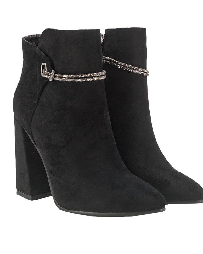 Stivaletti Donna a Punta Nero M4052 BLACK CAMO Exe 