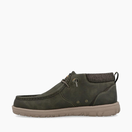 Jeep Slipon Uomo in Eco Verde Military SAMOA WALLABEE MID MILITARY Jeep Footwear 