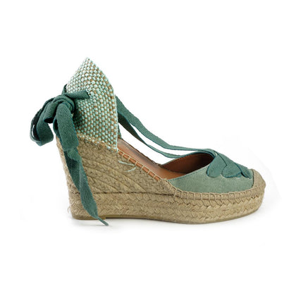 Viguera Espadrillas Alte con Lacci Menta 2227 MENTA Viguera 